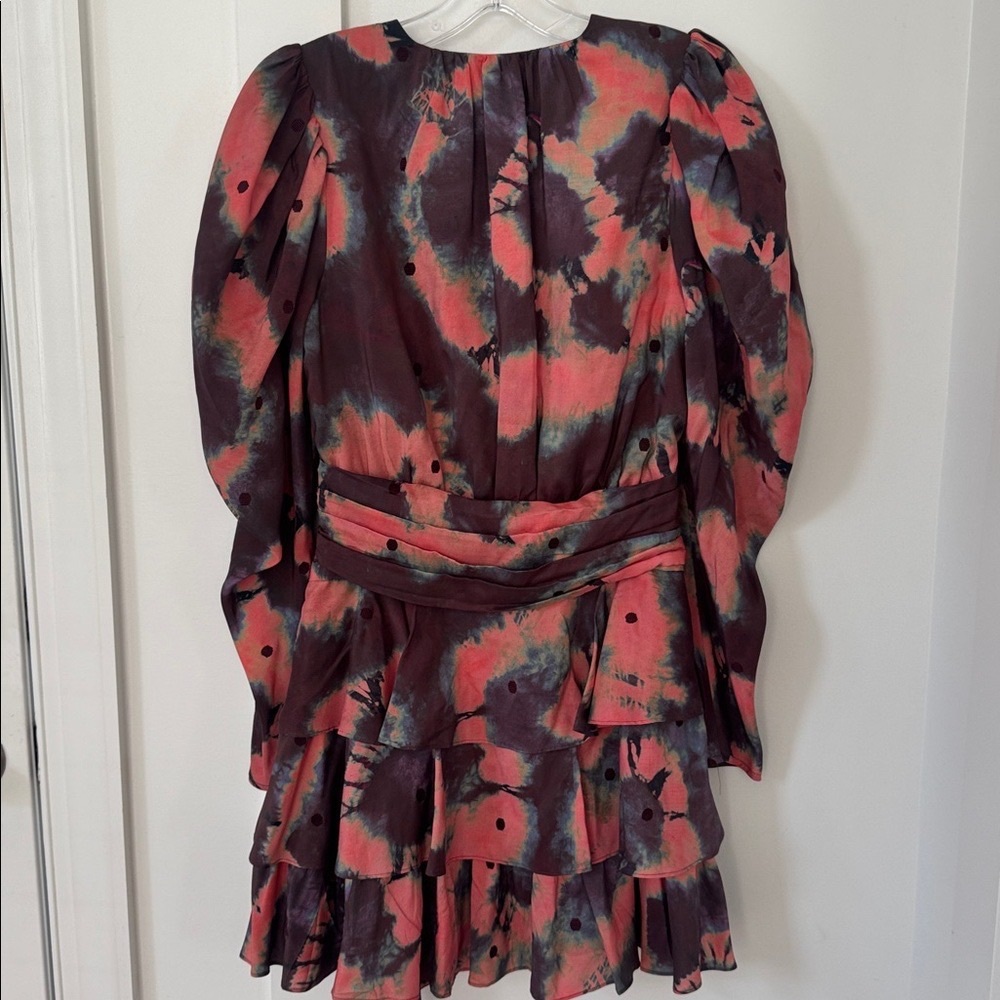 Chic Long Sleeve Tie-Dye Sweater